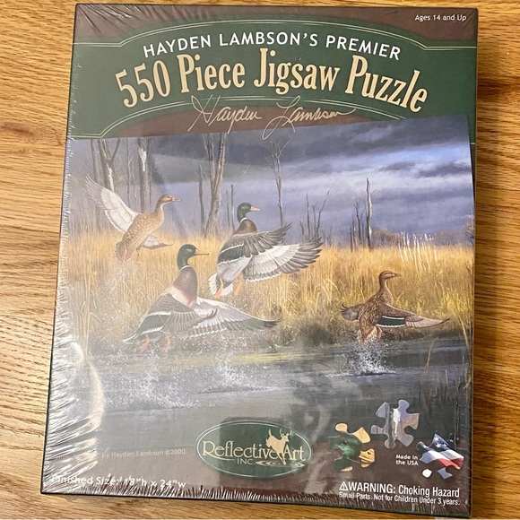 NWT Hayden Lambson’s “High Jumpers” 550-Piece Jigsaw Puzzle (GS) - Picture 2 of 2